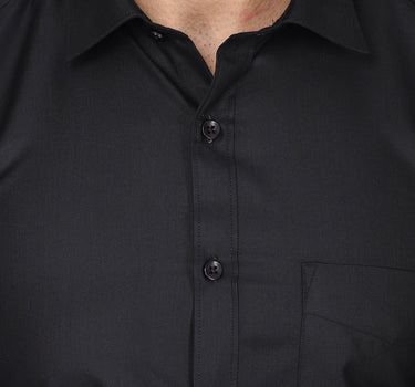 Cairon Solid Shirt Black